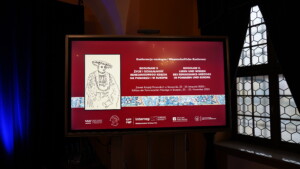 Ekran z wyświetlaną informacją o konferencji Bogusław X Życie i działalność renesansowego księcia na Pomorzu i w Europie.