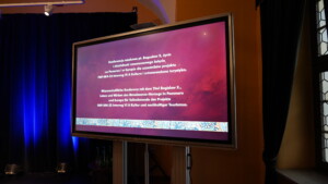 Ekran z wyświetlaną informacją o konferencji Bogusław X Życie i działalność renesansowego księcia na Pomorzu i w Europie.